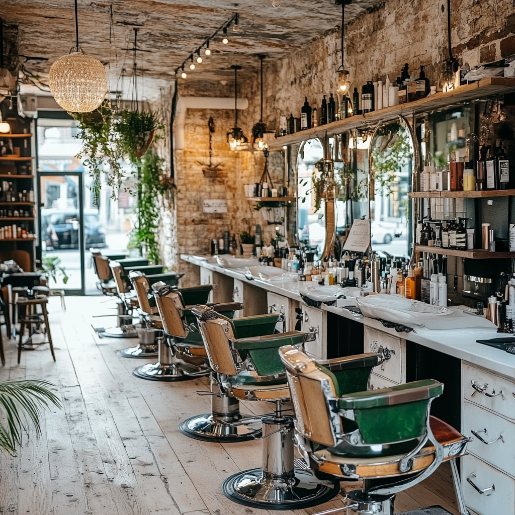 At The Barbers