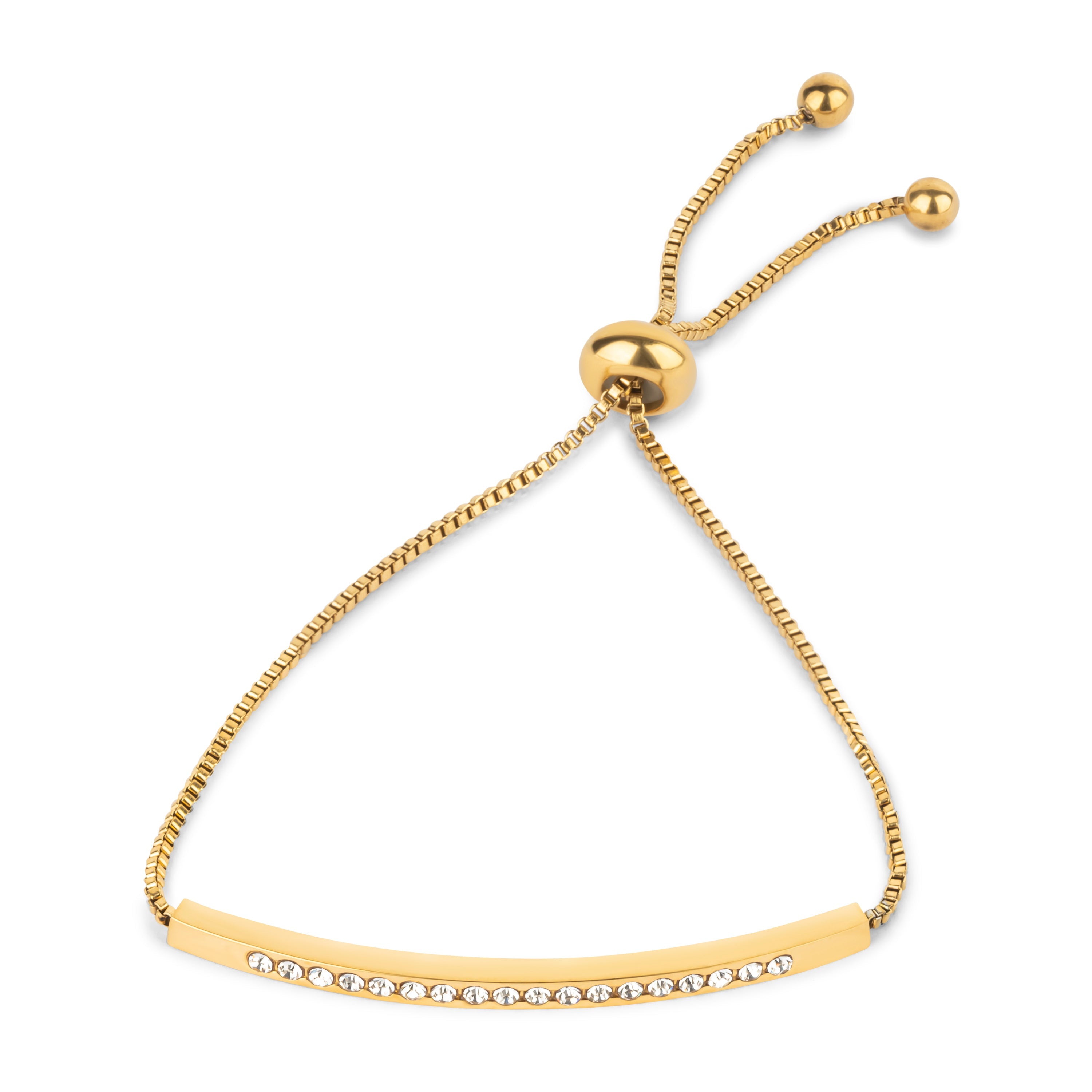 Arvo Arvo Clear Gem Bracelet - Gold by Arvo