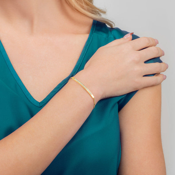 Arvo Arvo Clear Gem Bracelet - Gold by Arvo