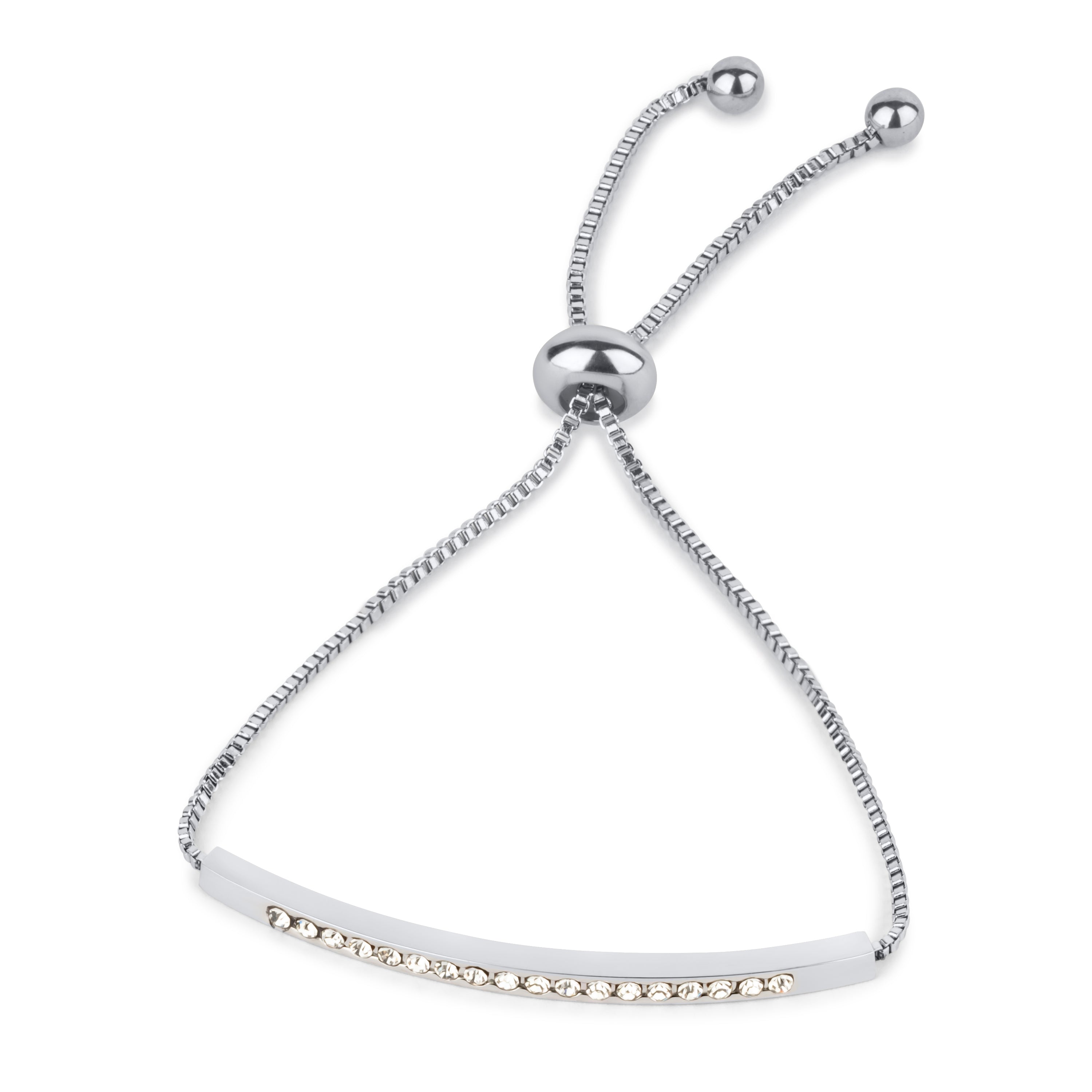 Arvo Arvo Clear Gem Bracelet - Stainless by Arvo