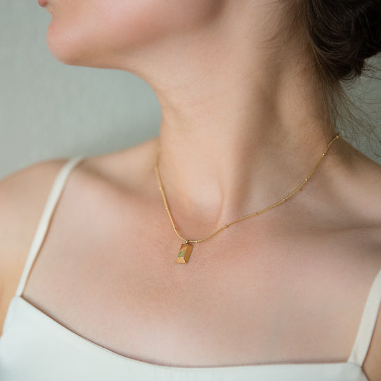 Arvo Arvo Gold Brick Necklace by Arvo