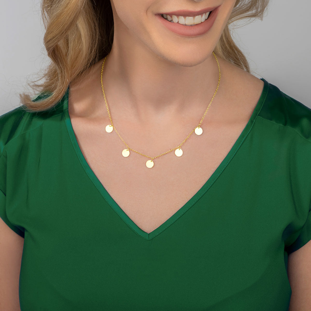 Arvo Arvo Mini Disc Necklace - Gold by Arvo