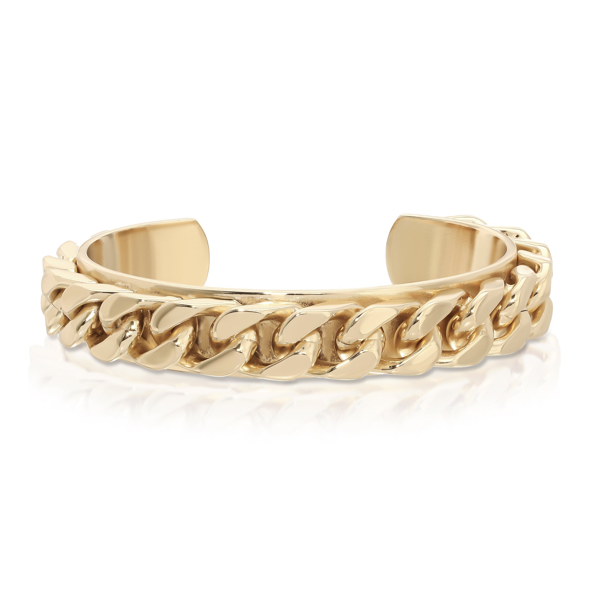 eklexic 1/2 INCH CURB CHAIN CUFF by eklexic