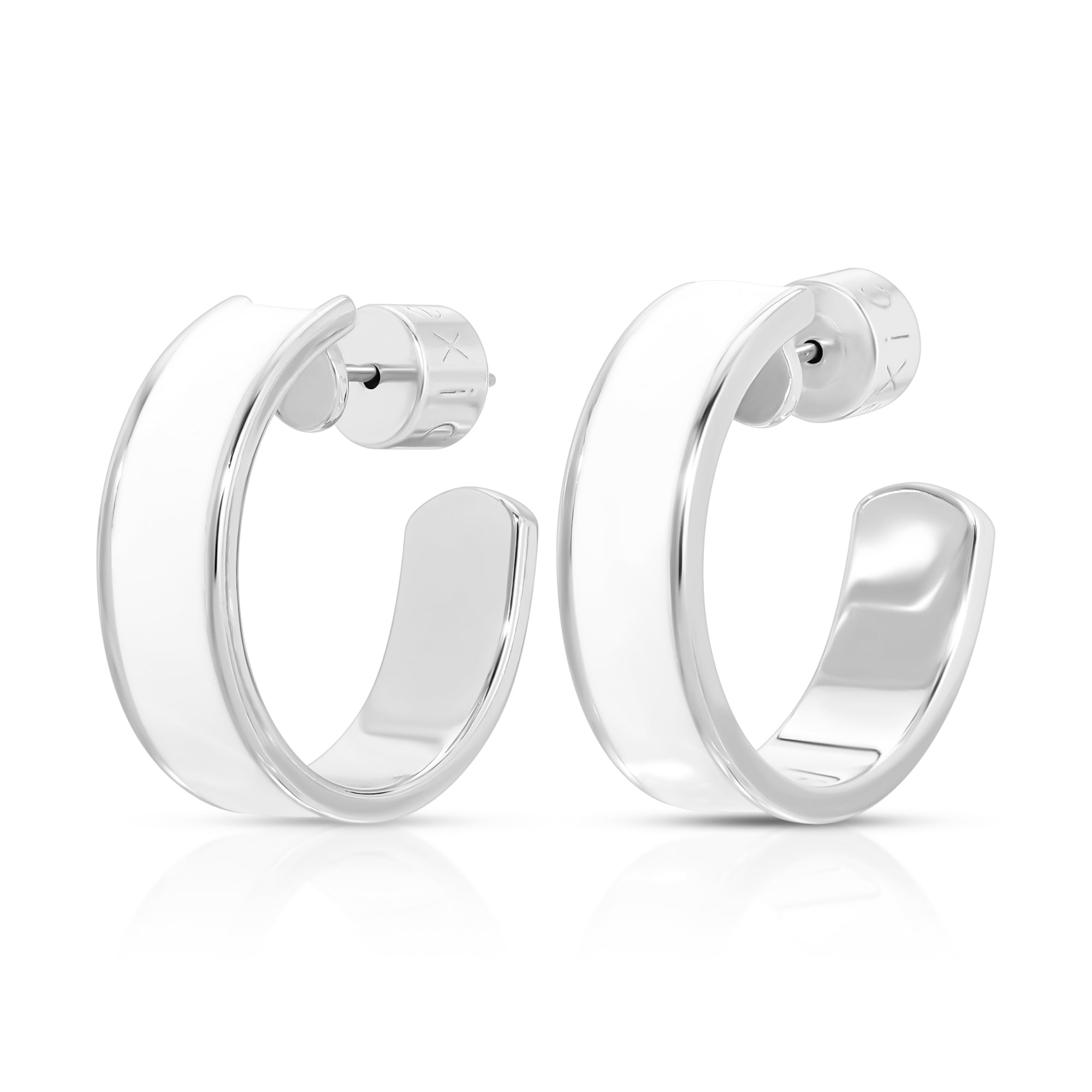 eklexic 3/4" ENAMEL HOOPS by eklexic