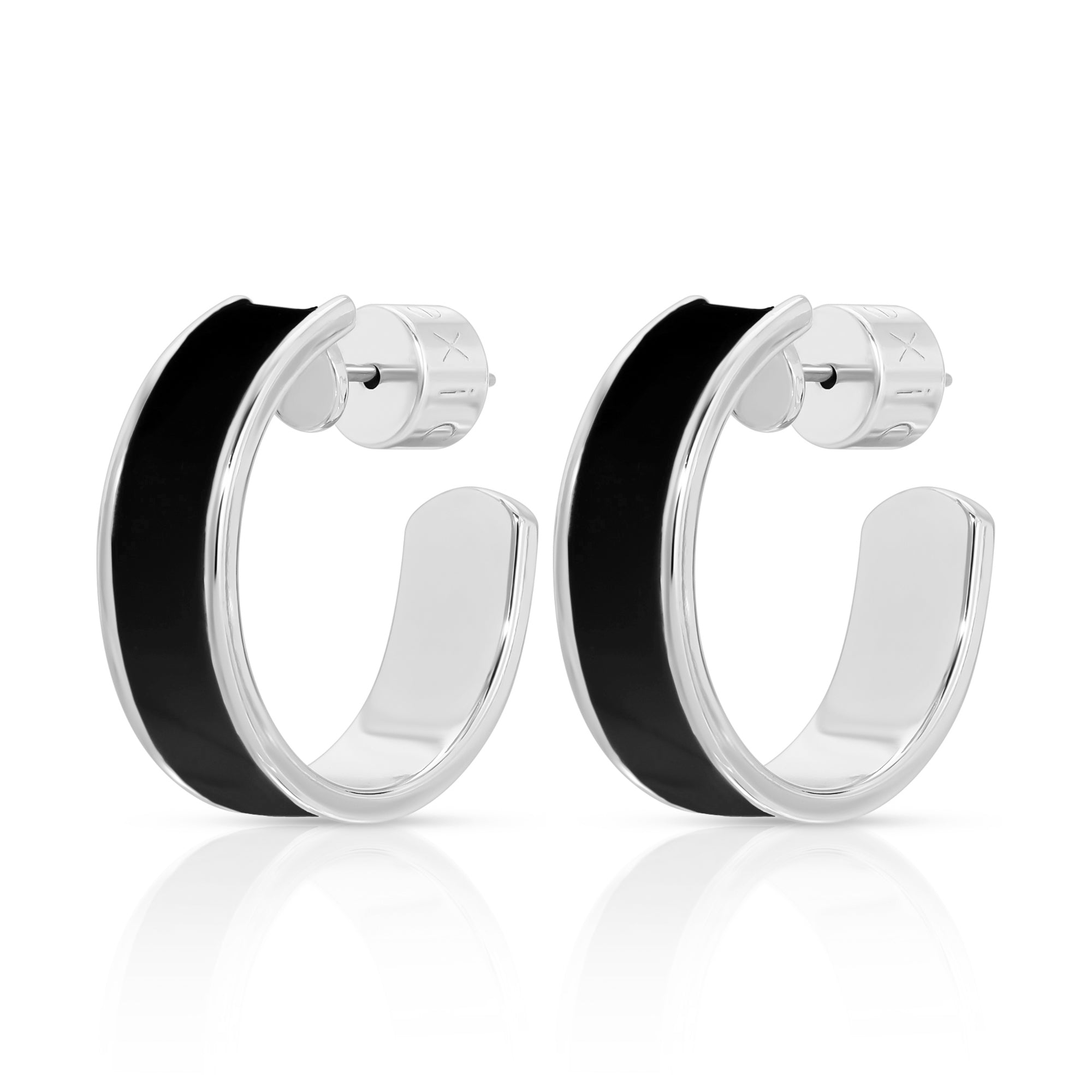 eklexic 3/4" ENAMEL HOOPS by eklexic