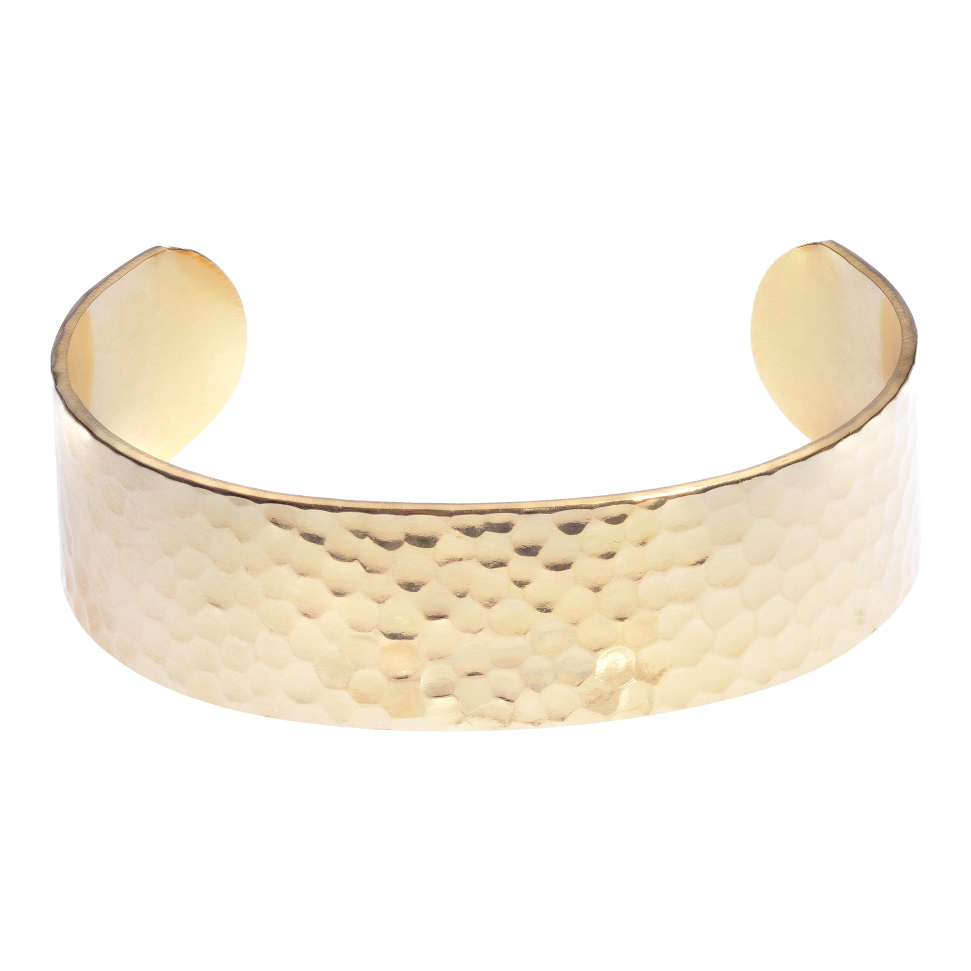 eklexic 3/4 Inch Hammered Cuff by eklexic