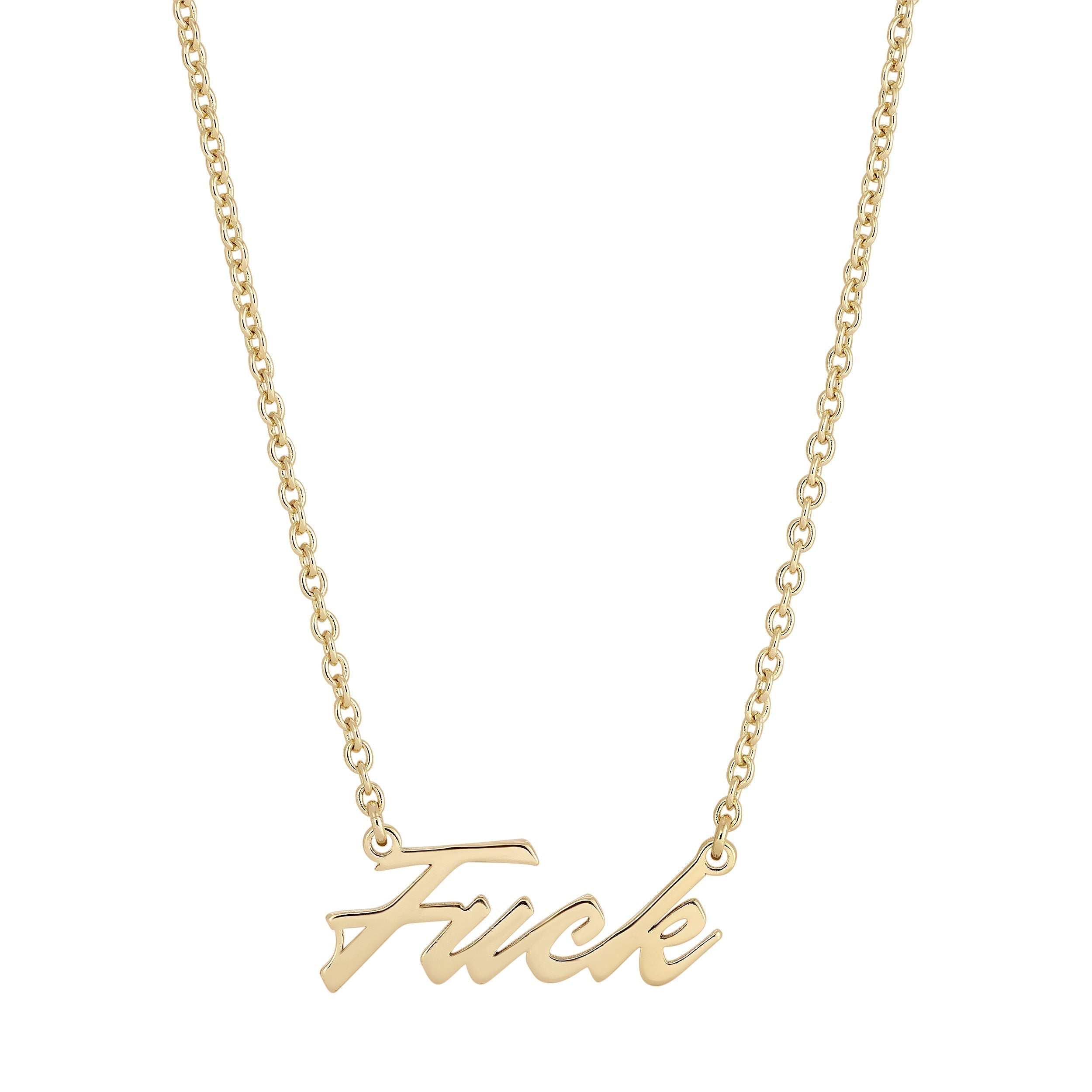 eklexic F*** Necklace by eklexic