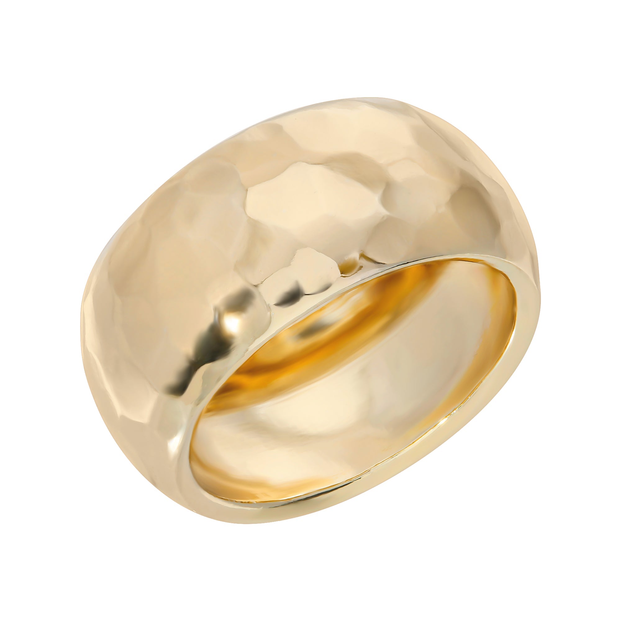 eklexic Hammered Domed Ring by eklexic