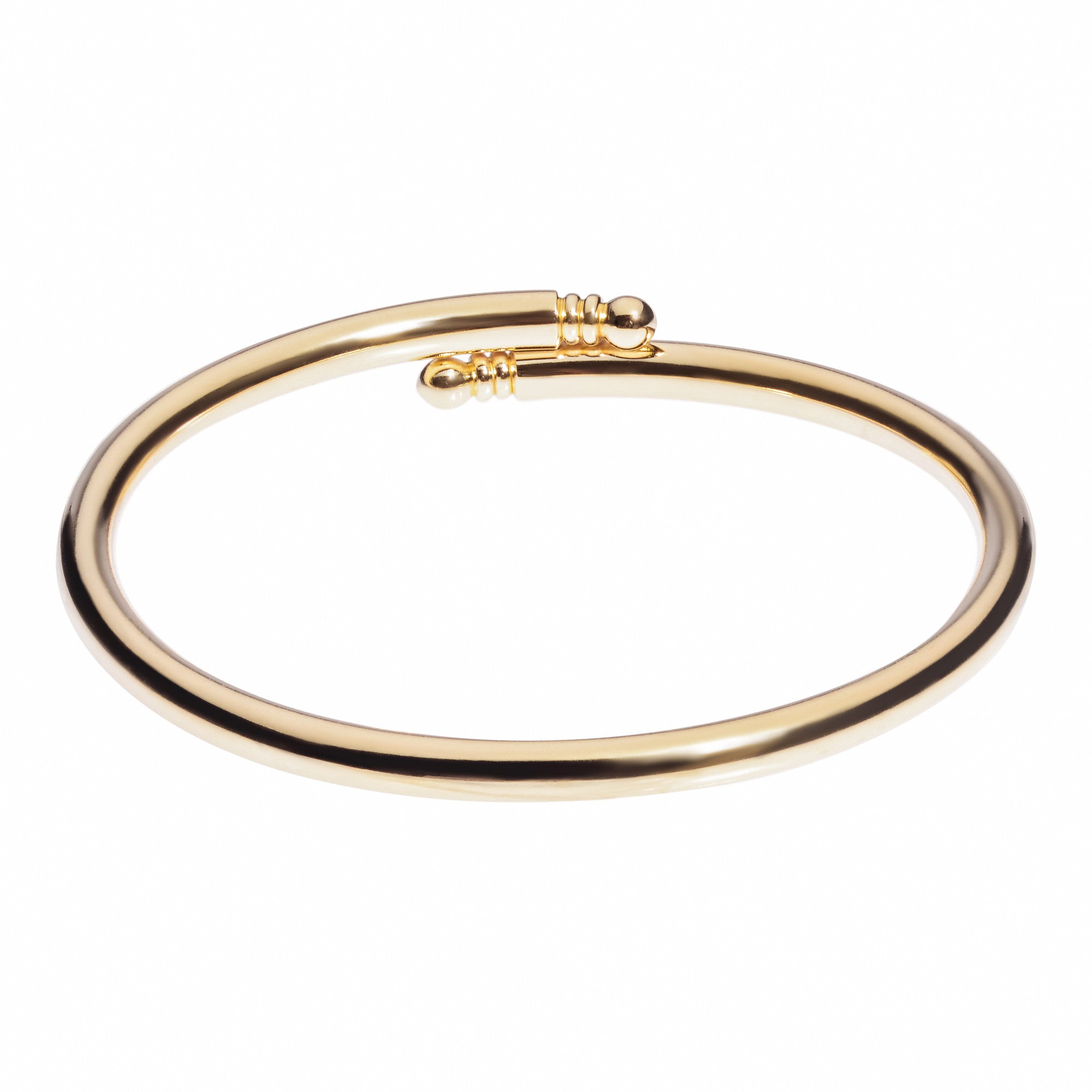 eklexic Knob Ended Bangle by eklexic