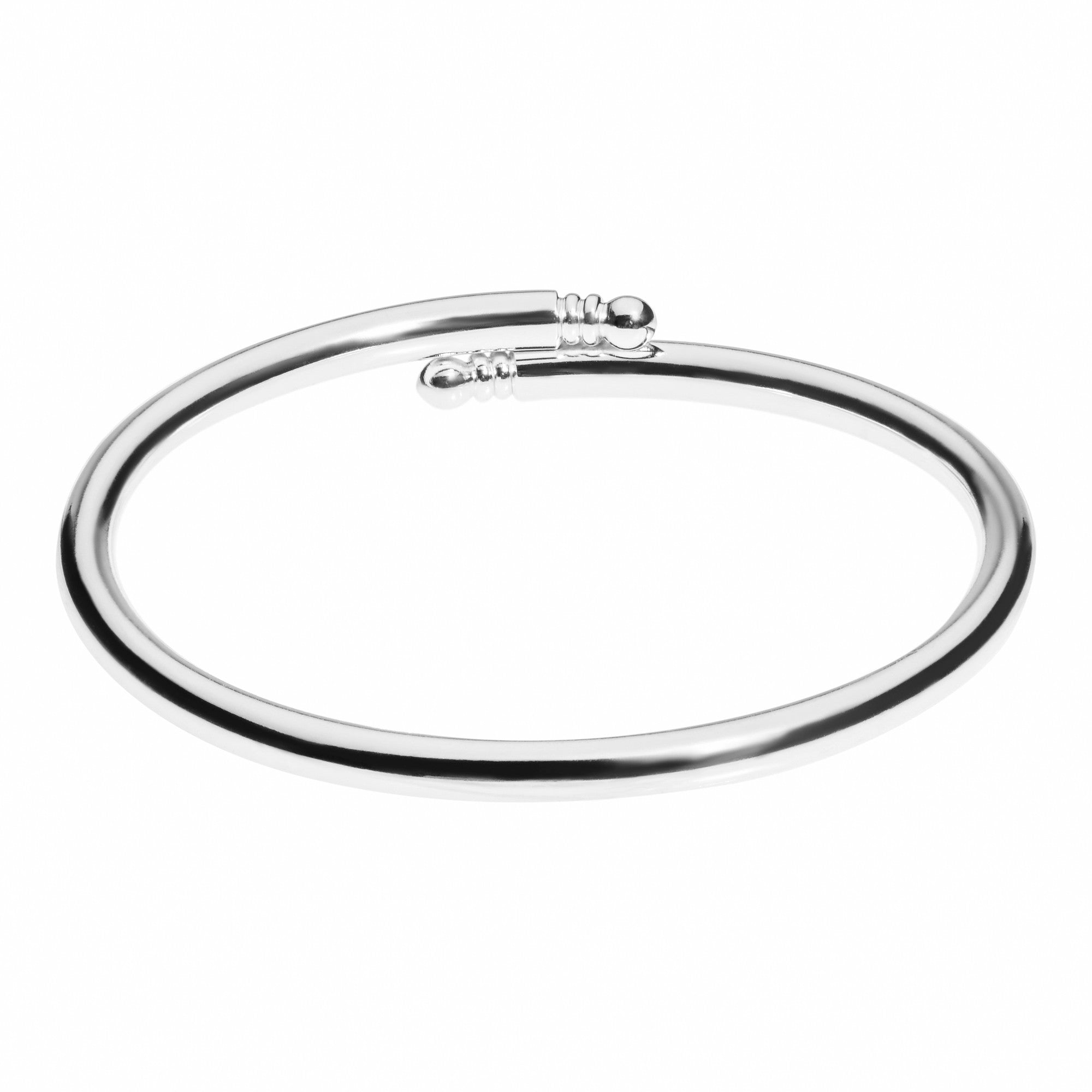 eklexic Knob Ended Bangle by eklexic