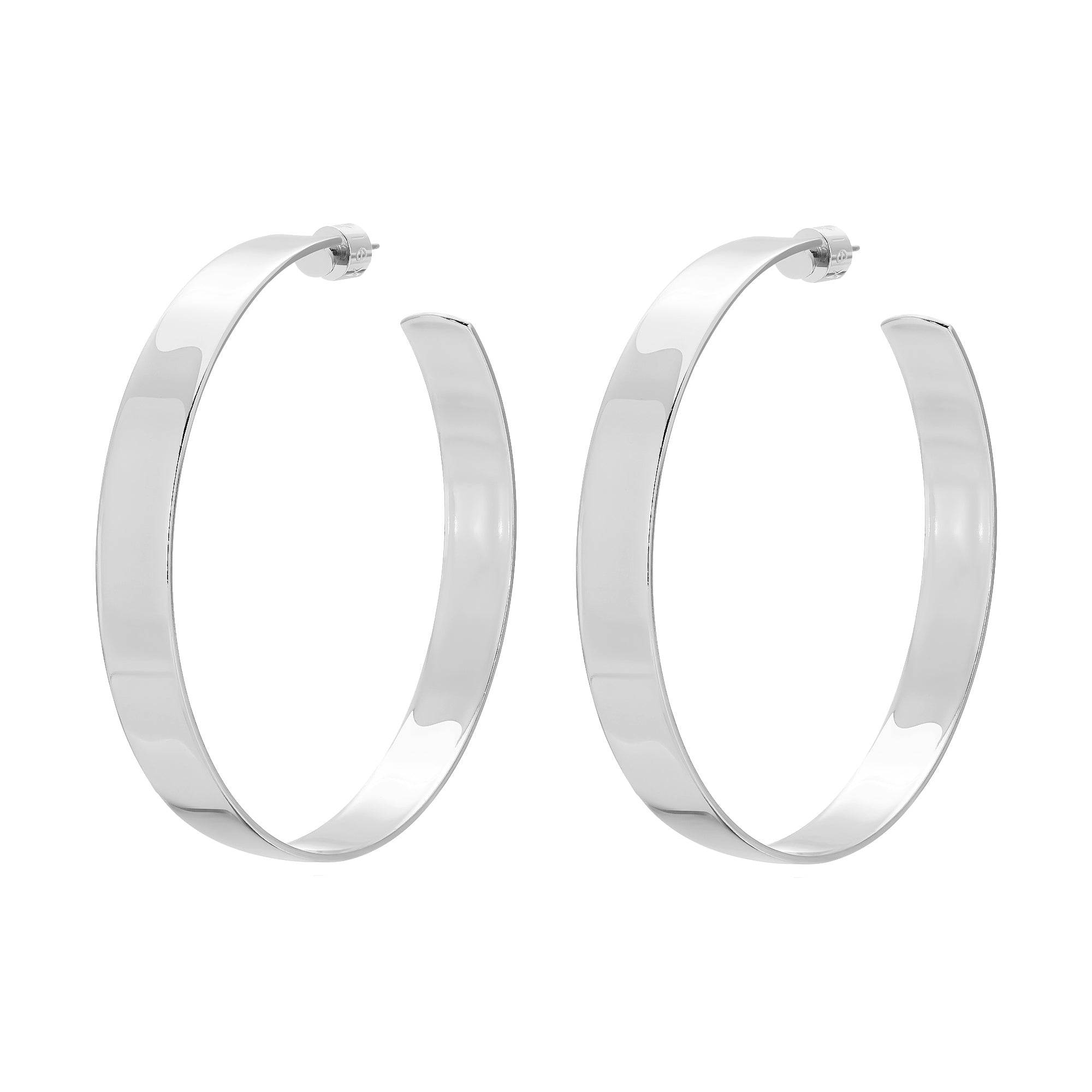 eklexic Large Flat Hoops by eklexic