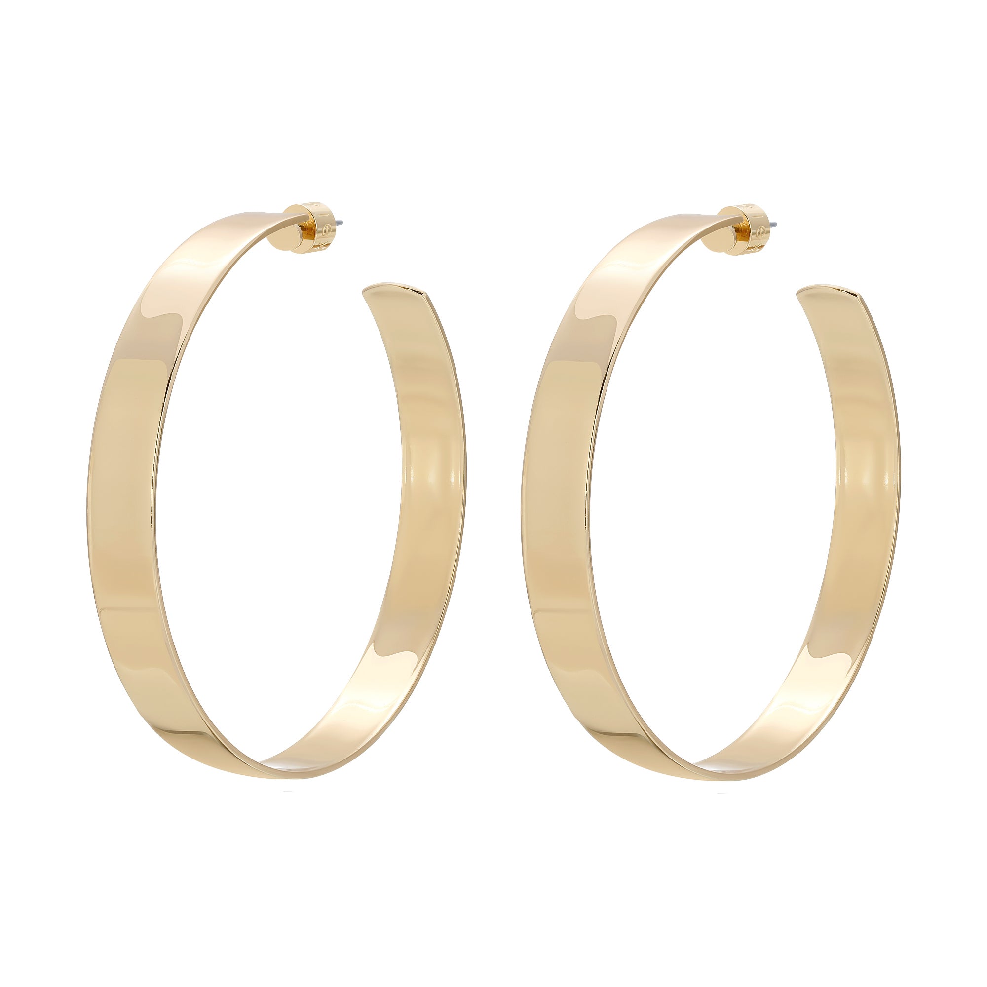 eklexic Large Flat Hoops by eklexic