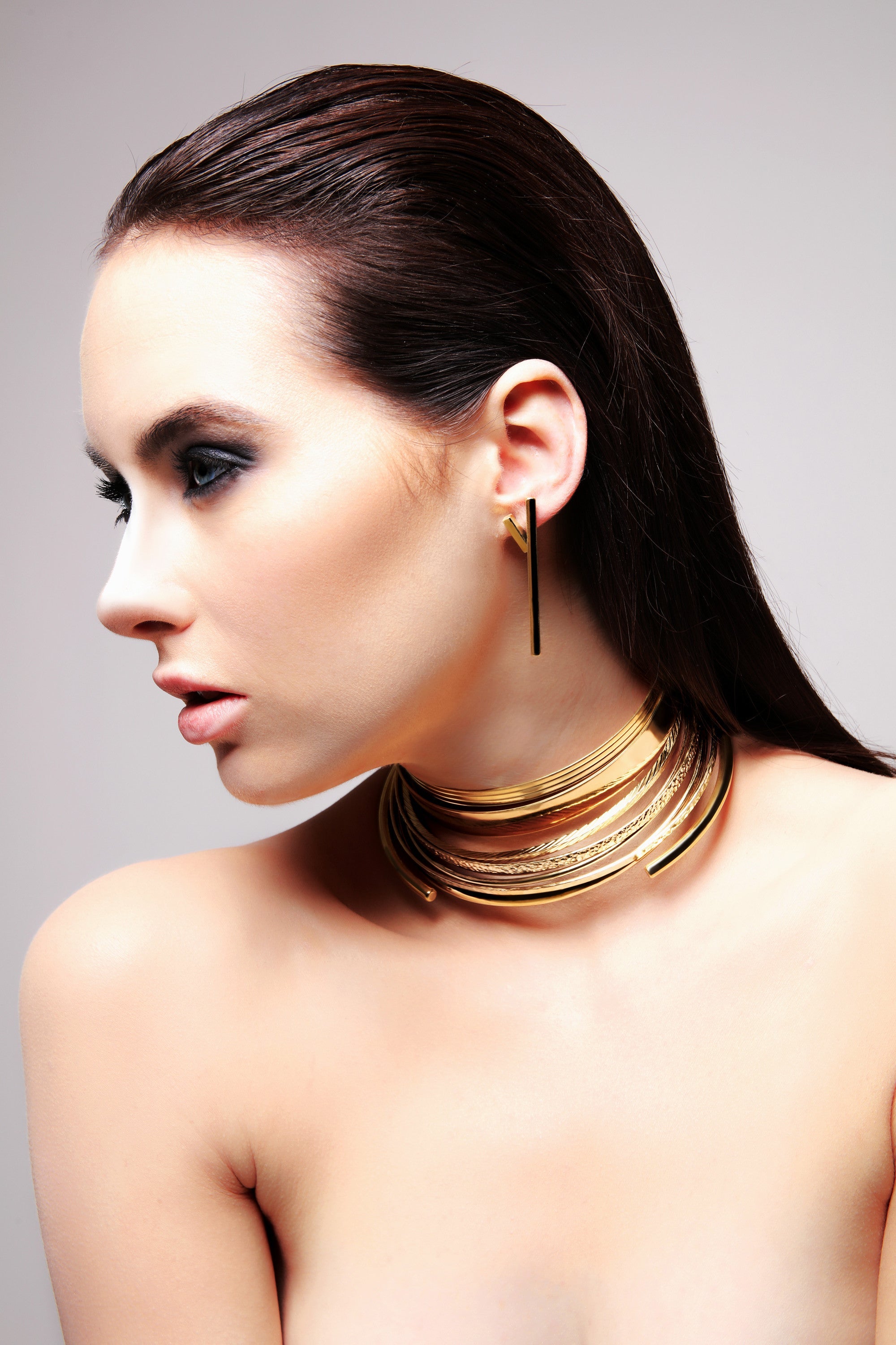 eklexic Large Stick Earrings by eklexic