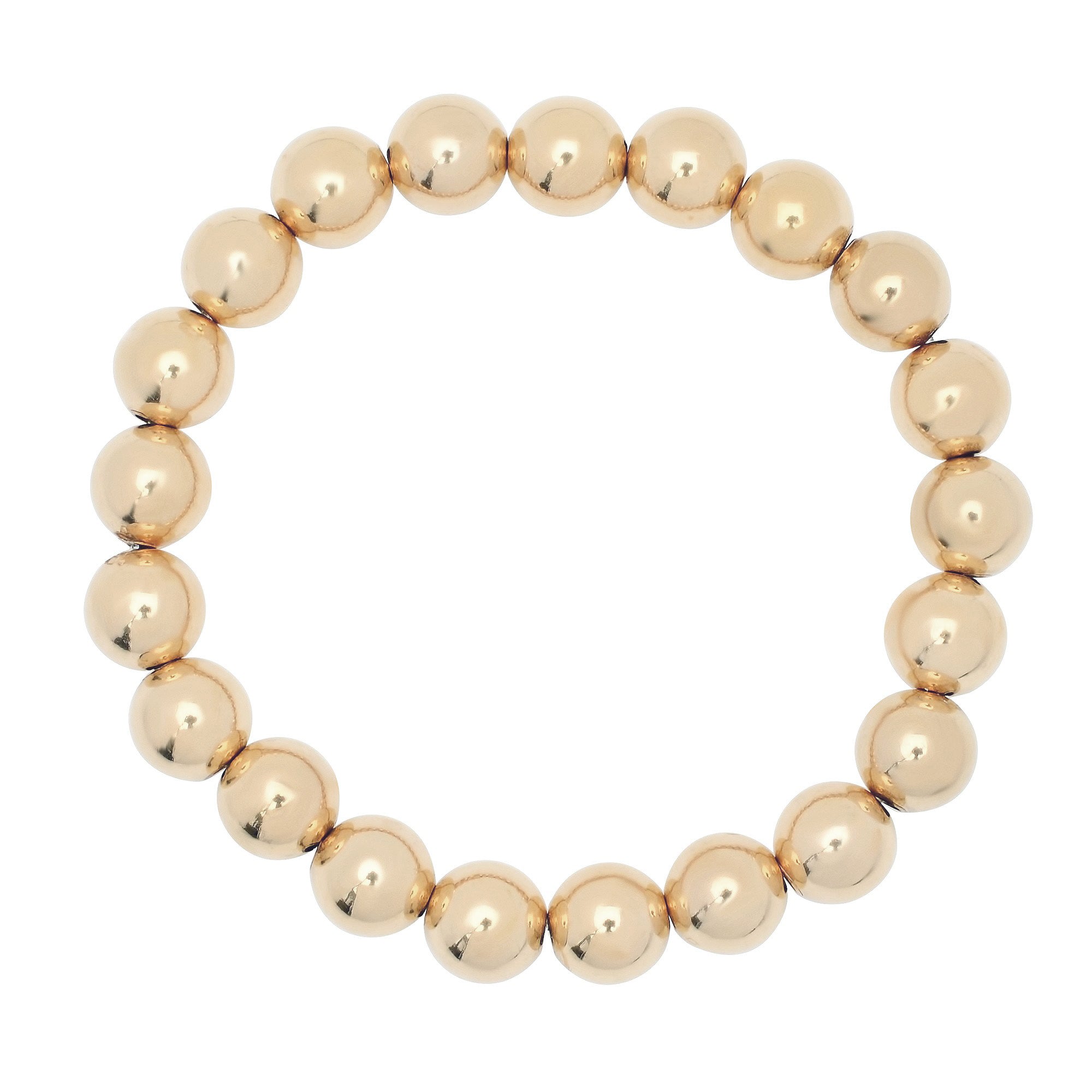 eklexic Medium Gold Ball Bracelet by eklexic