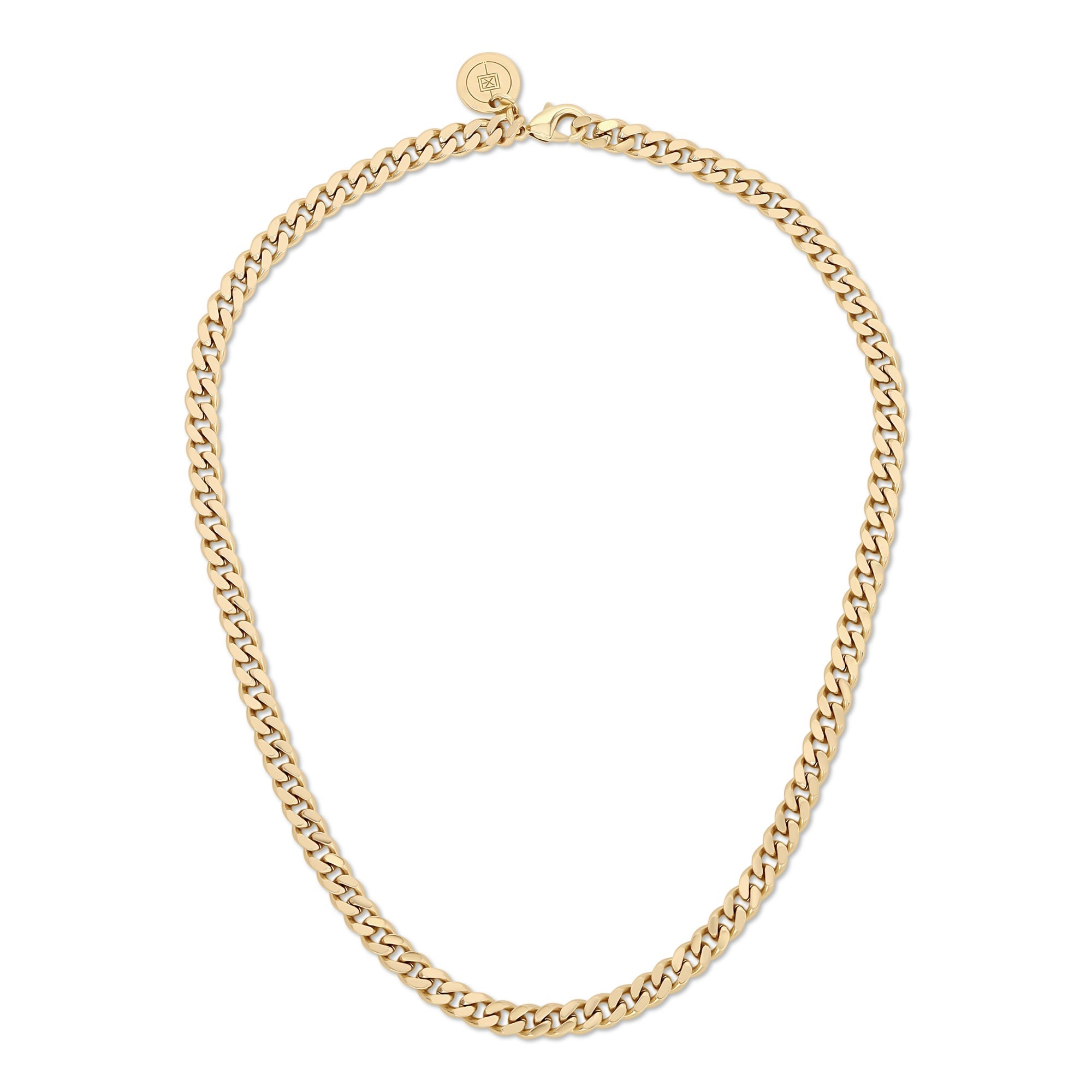 eklexic MICRO LINK CURB CHAIN NECKLACE by eklexic