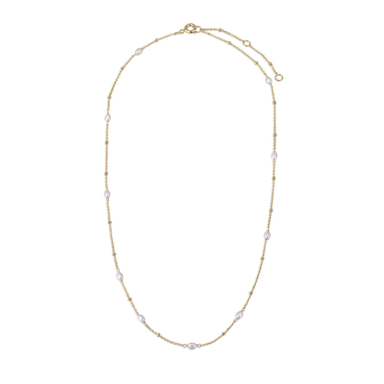 eklexic MICRO PEARL & BEAD NECKLACE by eklexic