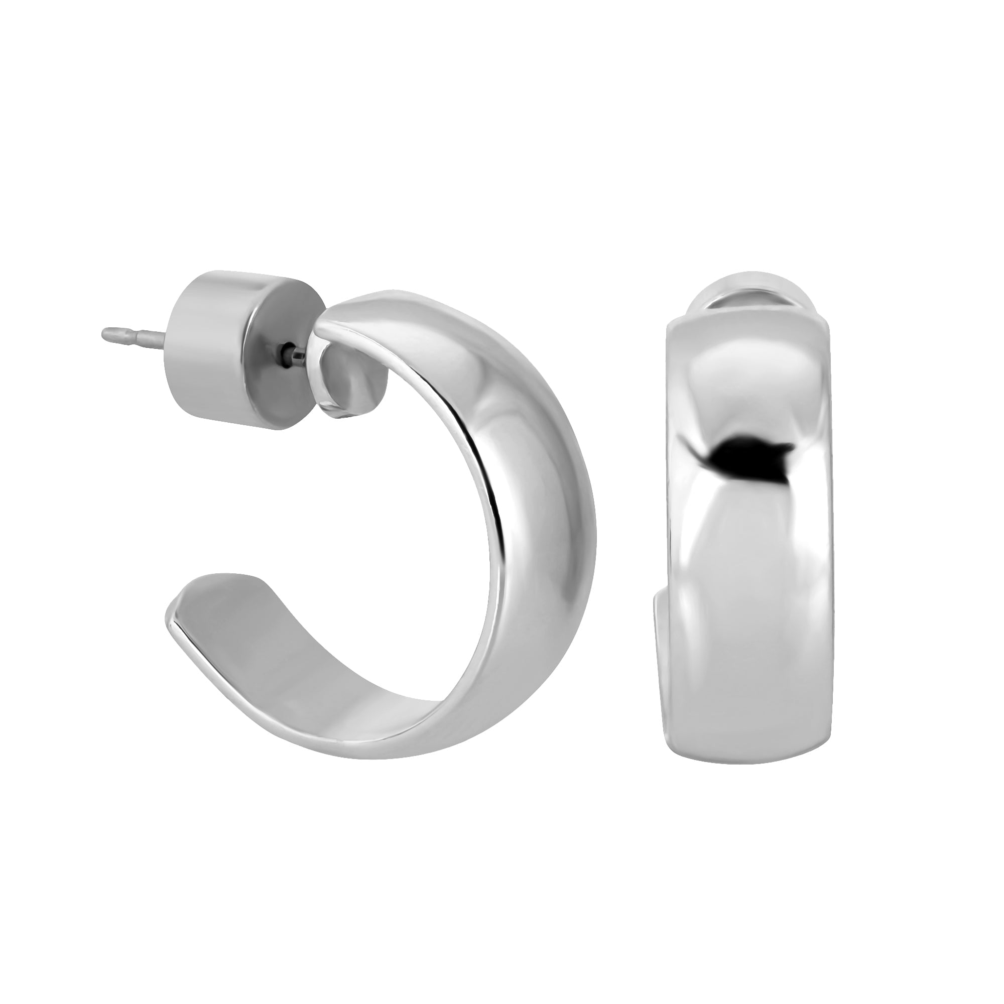 eklexic MINI DOMED HOOPS by eklexic
