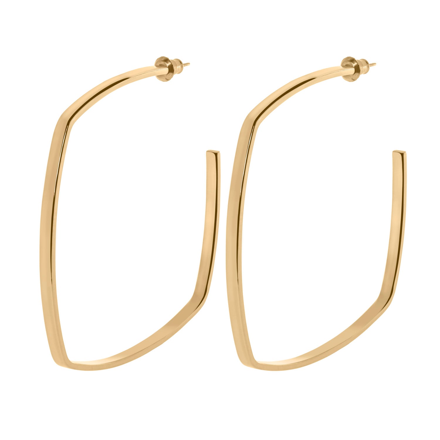 eklexic Square Shaped Hoops by eklexic