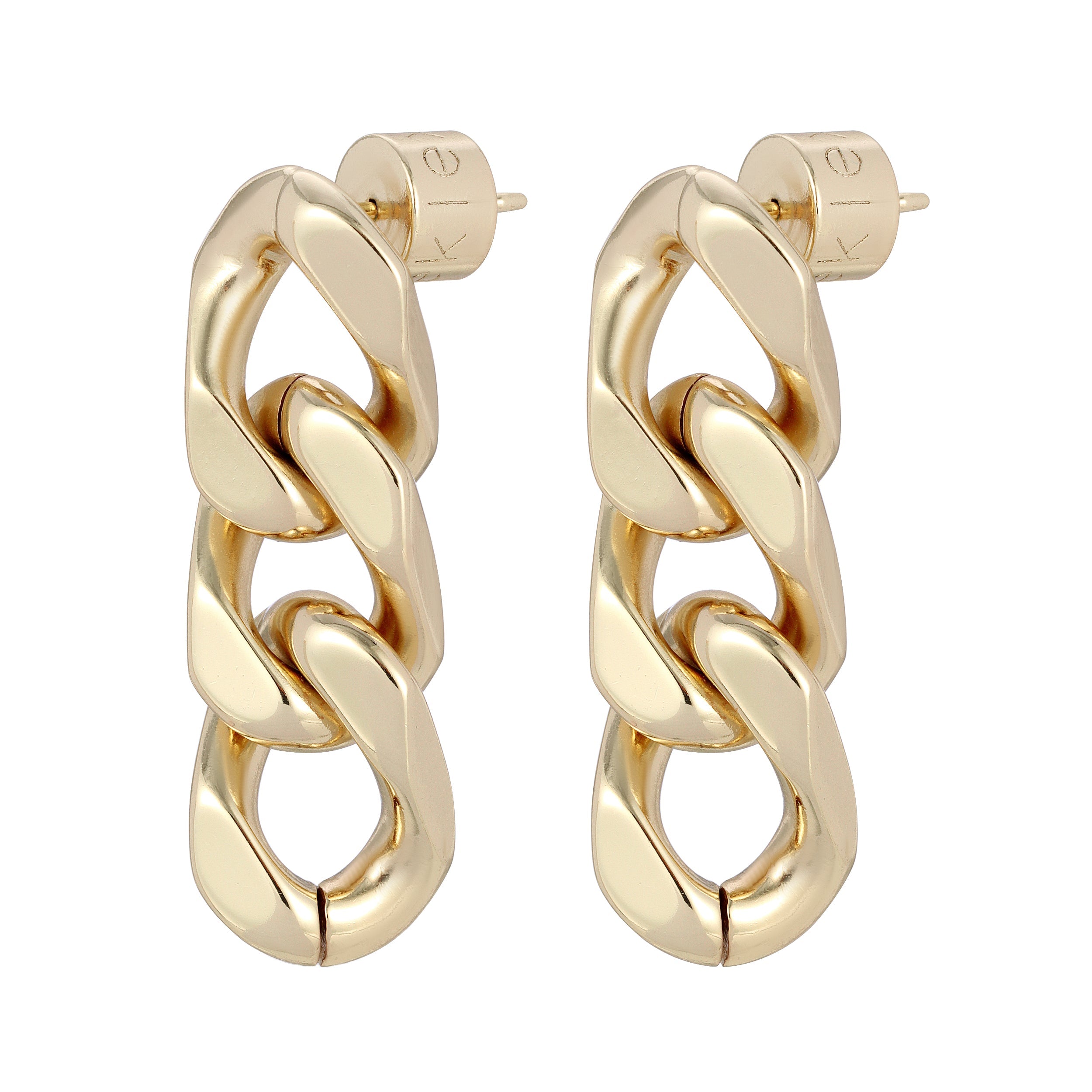 eklexic Taraji 3 Link Drop Earrings by eklexic