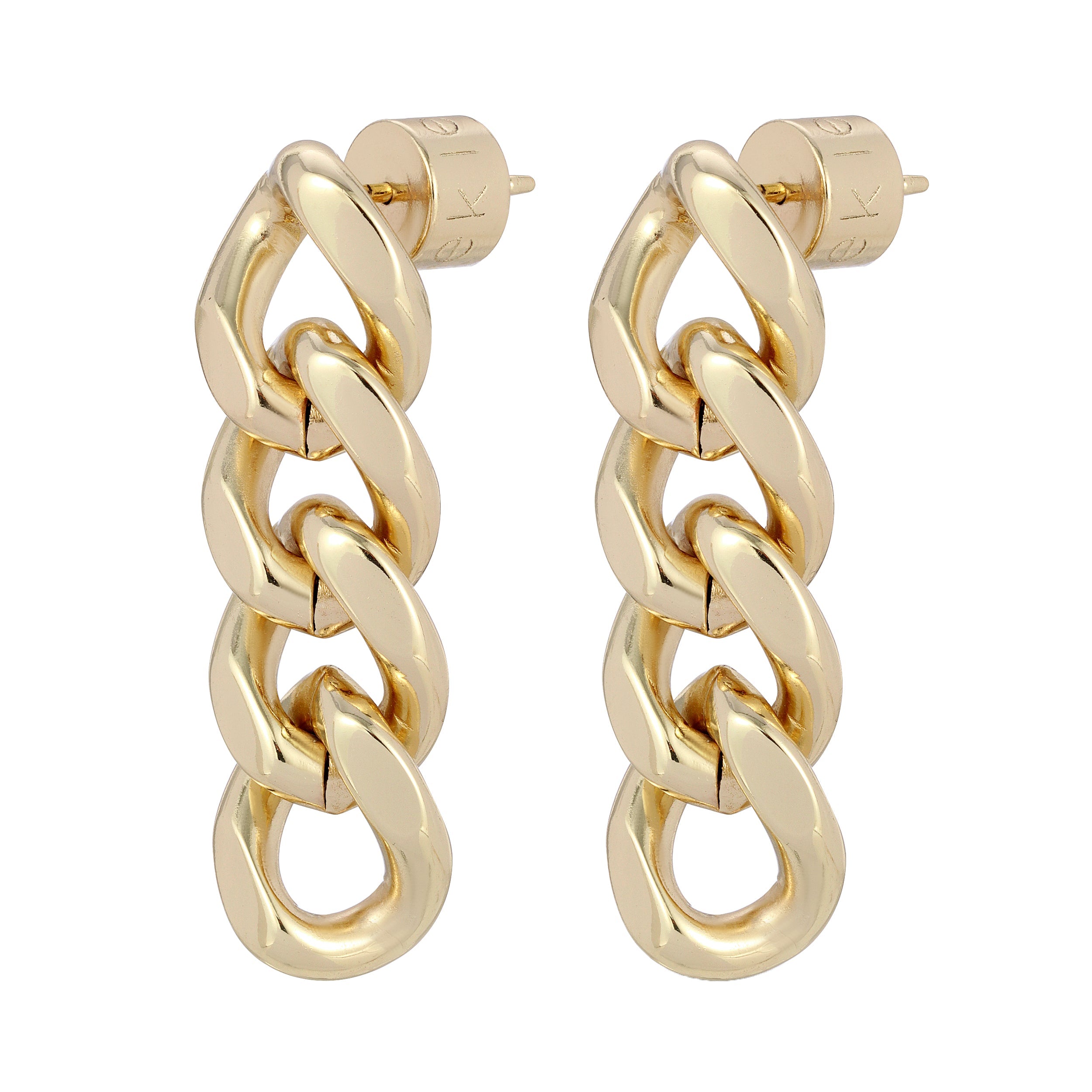 eklexic Valentina 4 Link Drop Earrings by eklexic