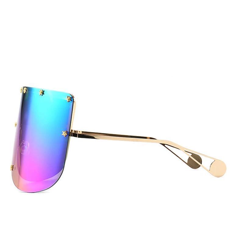 Marigold Shadows accessories Elaiza Oversized Sunglasses - Rainbow