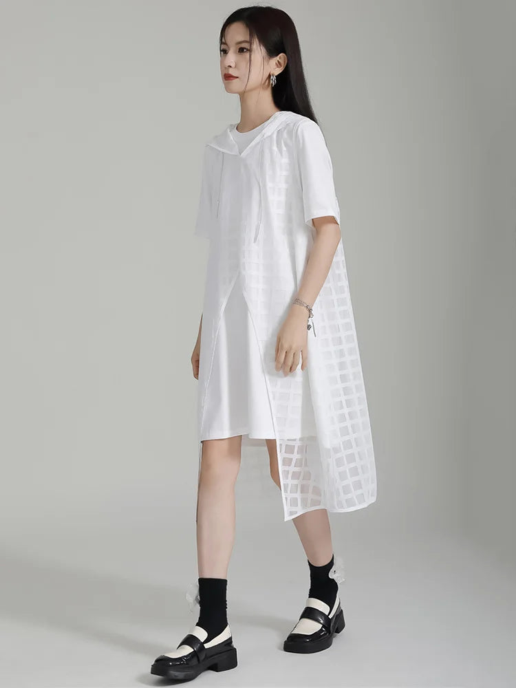 Marigold Shadows Aggi Hooded Dress