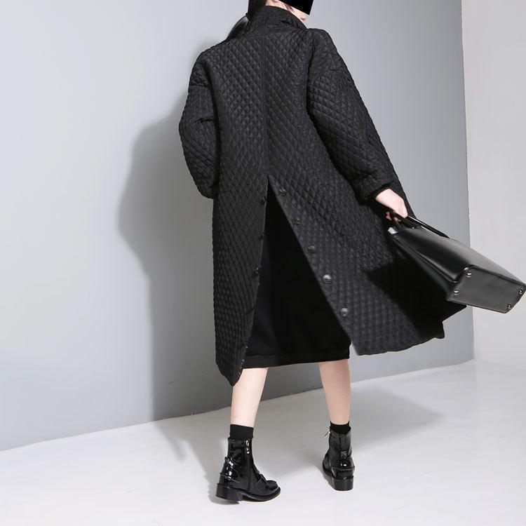 Marigold Shadows coats Alver Button Back Quilted Coat