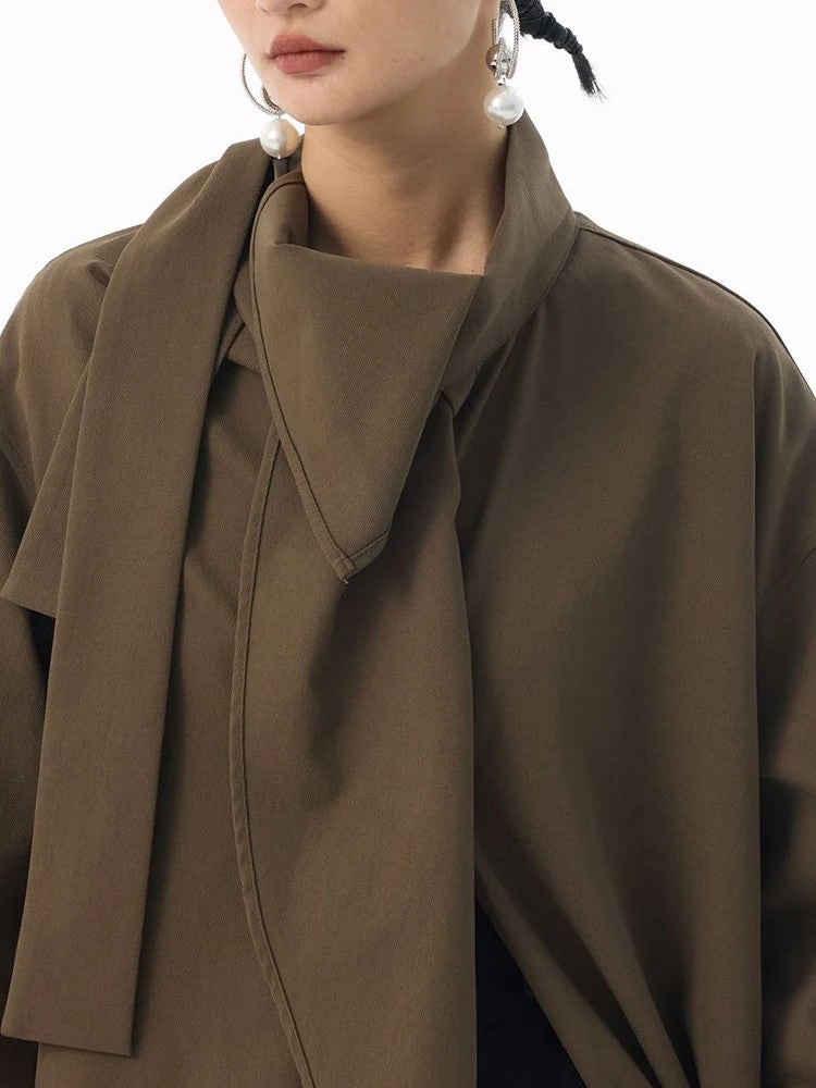 Marigold Shadows Coats *** Bulagi Scarf Trench