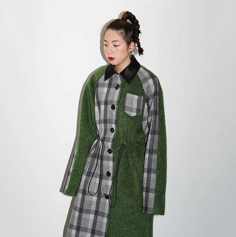 Marigold Shadows Coats Kuchana Asymmetric Cape Coat