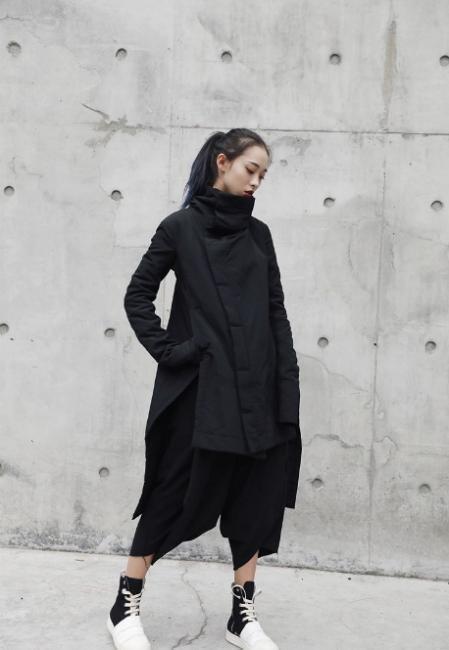Marigold Shadows coats Masuku Collar Coat