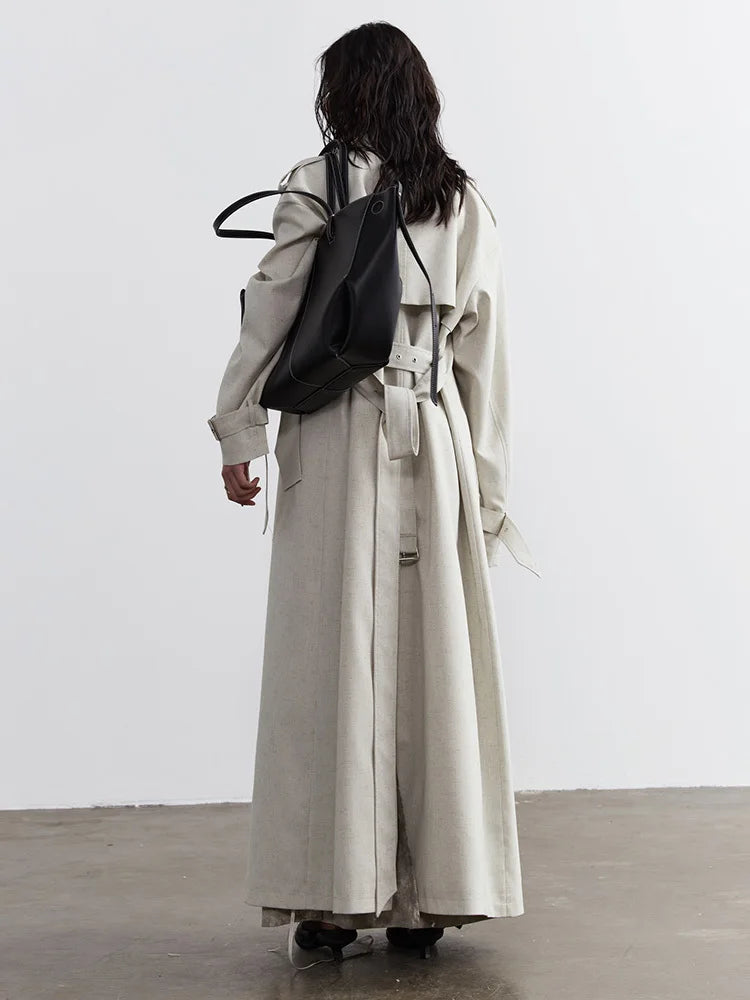 Marigold Shadows Coats Sahsuha Buckle Trench Coat
