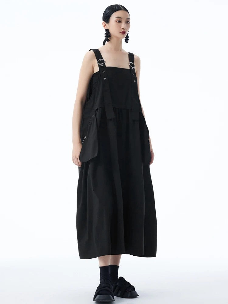 Marigold Shadows Dresses *** Canter Overall Pocket Dress