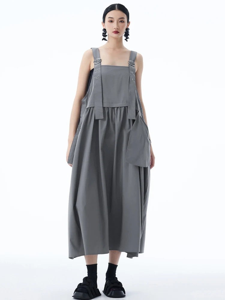 Marigold Shadows Dresses *** Canter Overall Pocket Dress