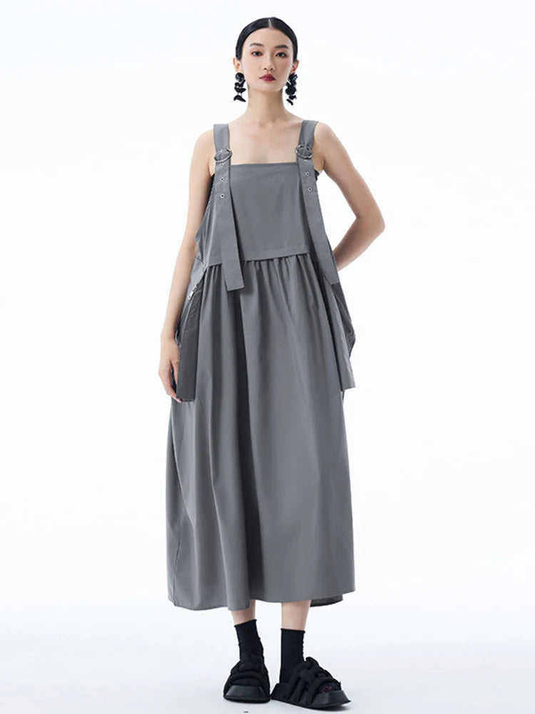 Marigold Shadows Dresses *** Canter Overall Pocket Dress