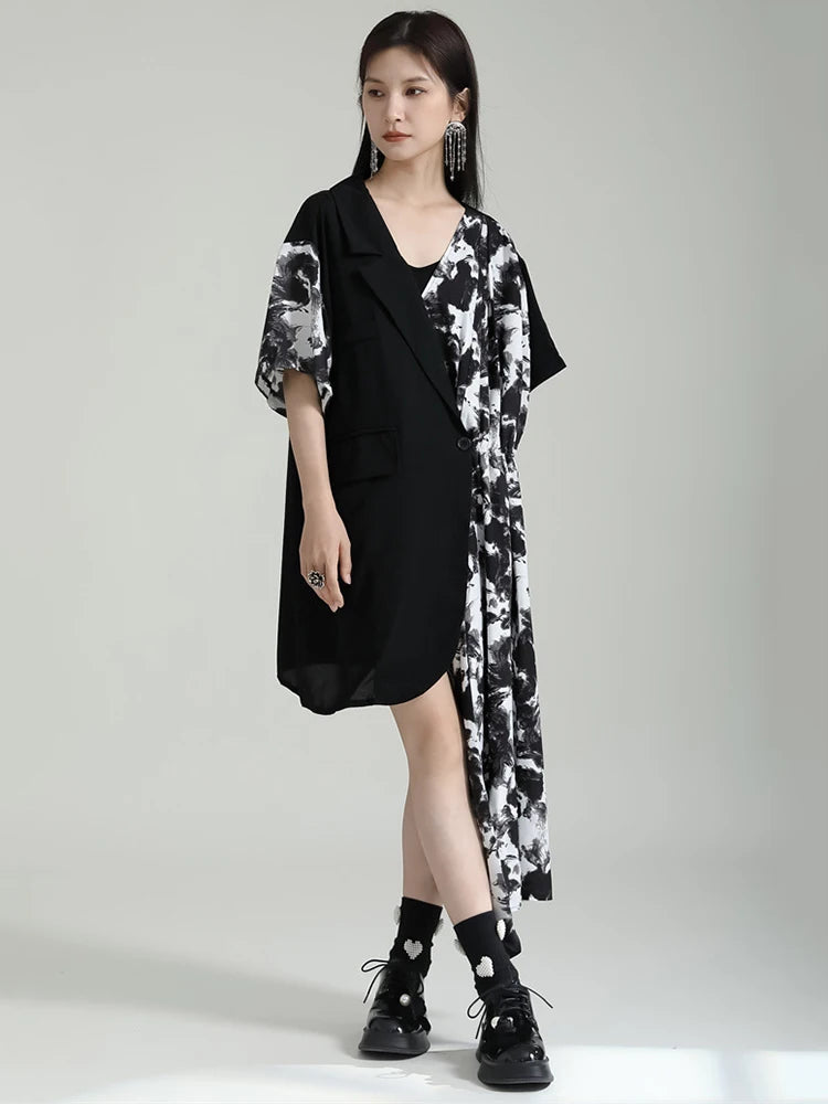 Marigold Shadows Dresses Destina Asymmetrical Dress