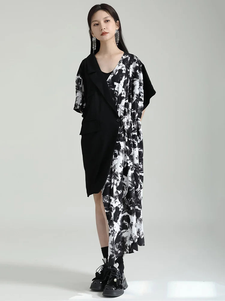 Marigold Shadows Dresses Destina Asymmetrical Dress