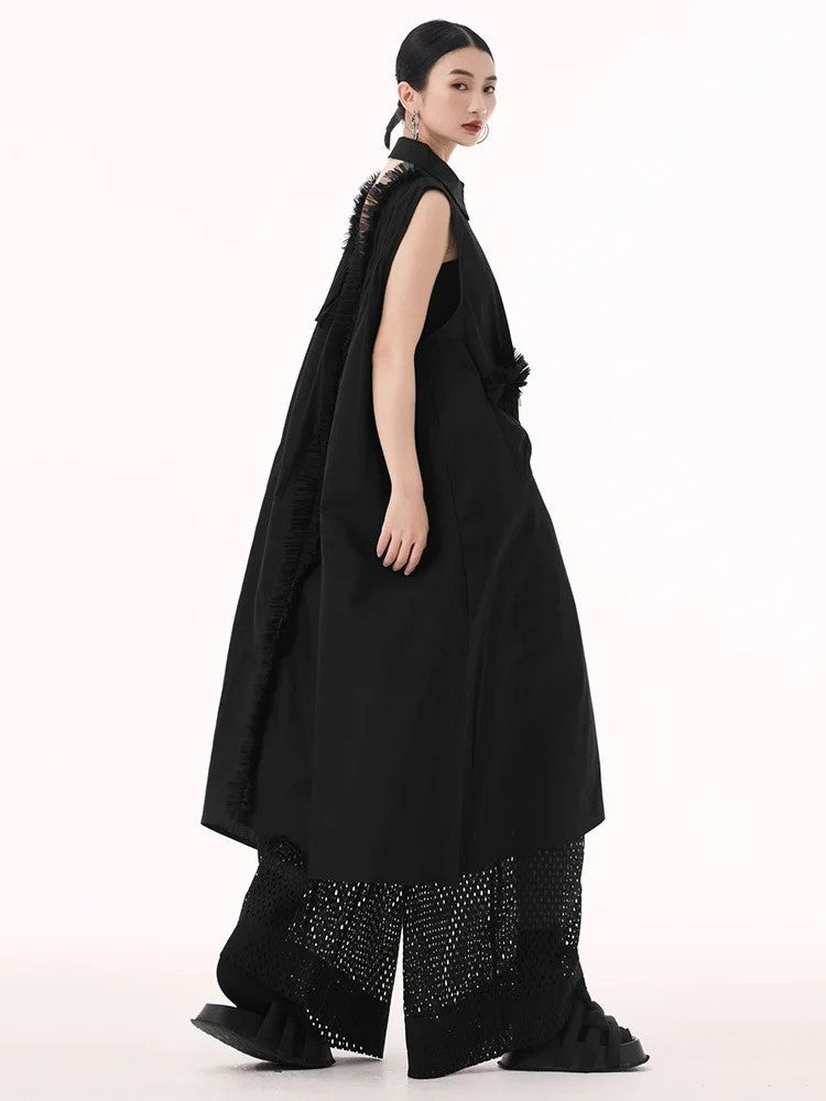 Marigold Shadows Dresses ** Jazzie Tulle Trim Tank Dress