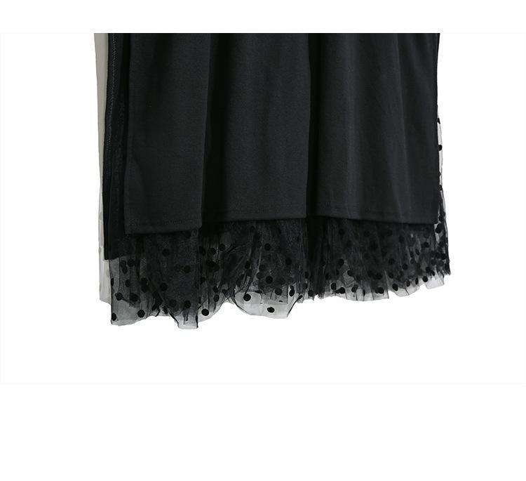 Marigold Shadows Dresses Kimi Mesh Long Sleeve Dress
