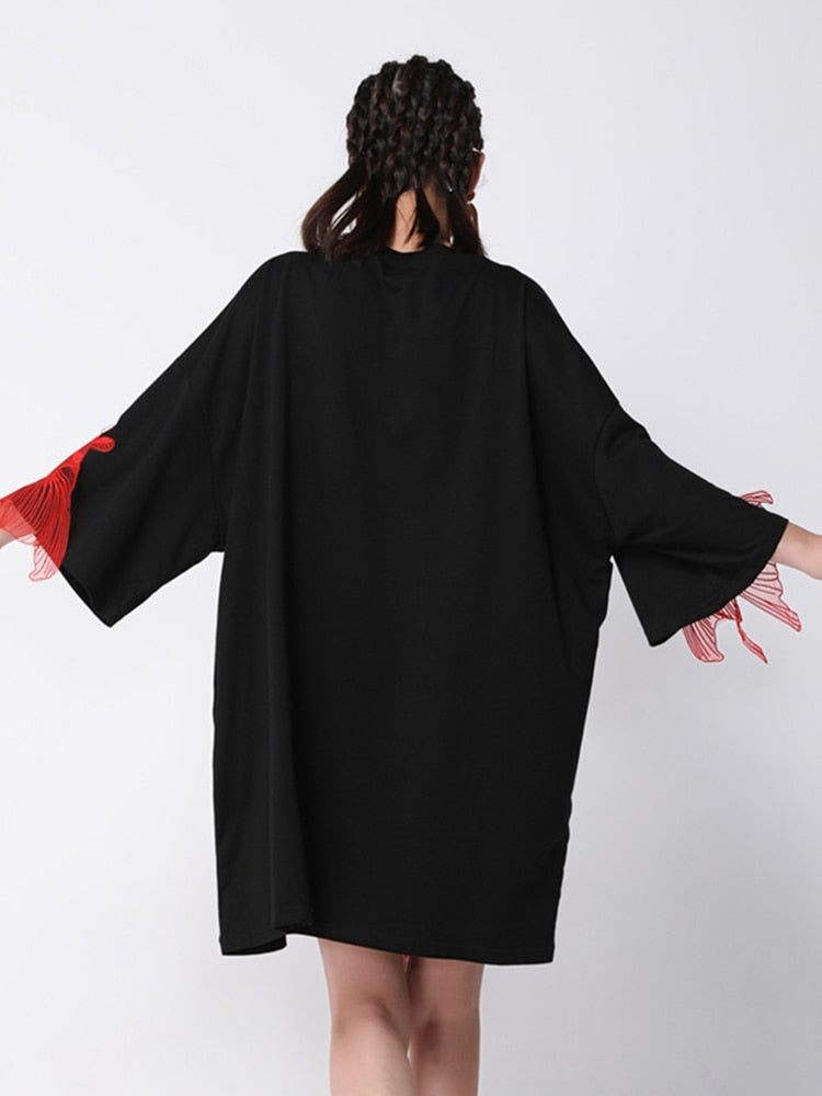 Marigold Shadows Dresses Kingyo Embroidered Goldfish Dress