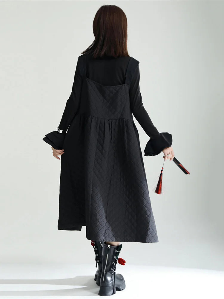 Marigold Shadows Dresses Laundree Quilted Dress
