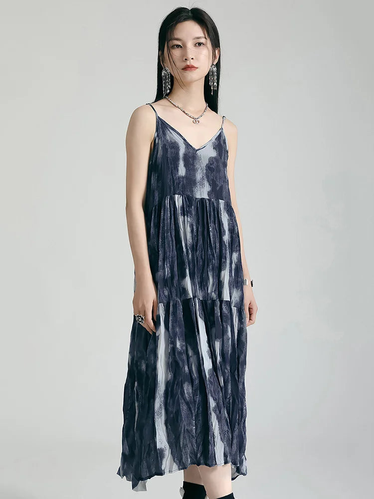 Marigold Shadows Dresses Needa Flowy Dress