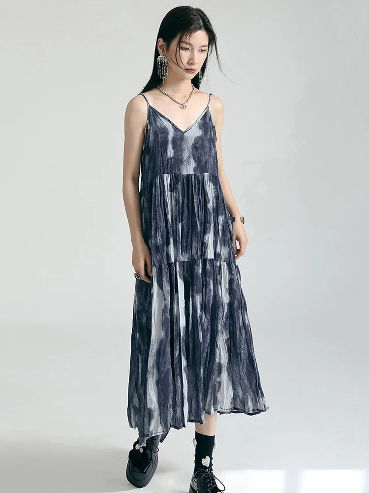 Marigold Shadows Dresses Needa Flowy Dress