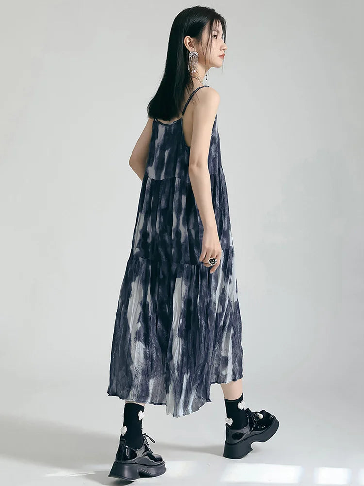 Marigold Shadows Dresses Needa Flowy Dress