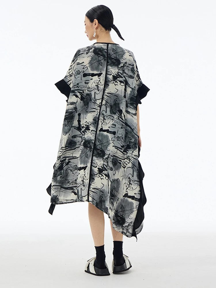 Marigold Shadows Dresses **Sauceee Oversize Ruffle Dress