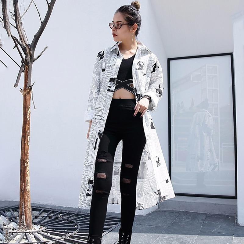 Marigold Shadows Dresses Toriko Newspaper Print Shirt Dress