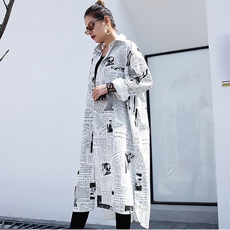 Marigold Shadows Dresses Toriko Newspaper Print Shirt Dress