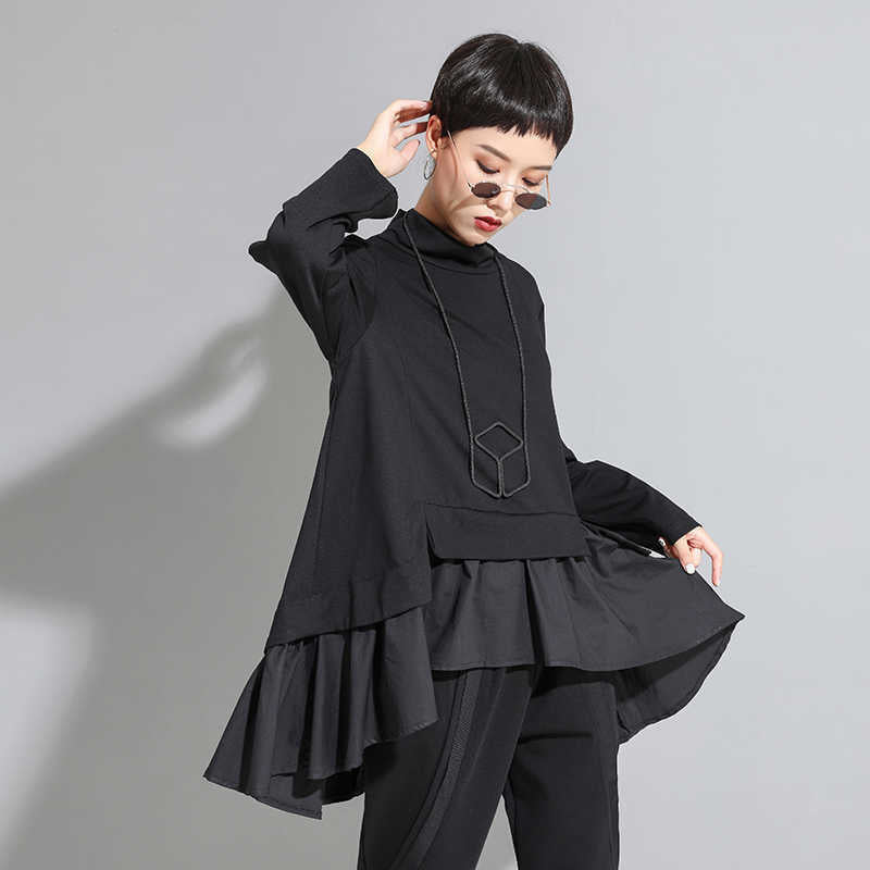 Marigold Shadows Hoodies & Sweatshirts Asahi Ruffle Sweatshirt