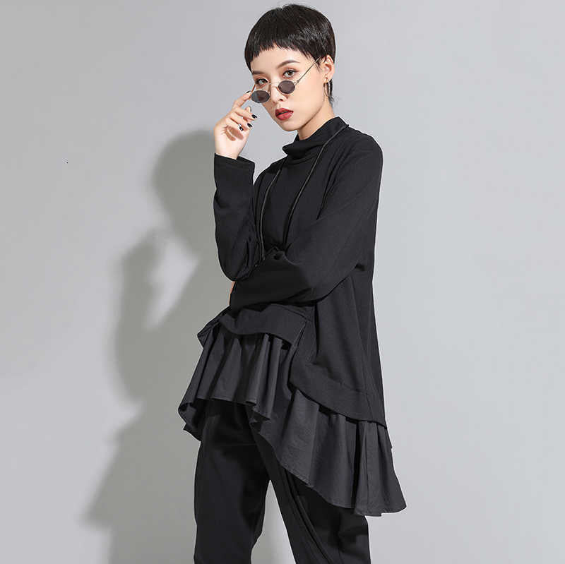 Marigold Shadows Hoodies & Sweatshirts Asahi Ruffle Sweatshirt