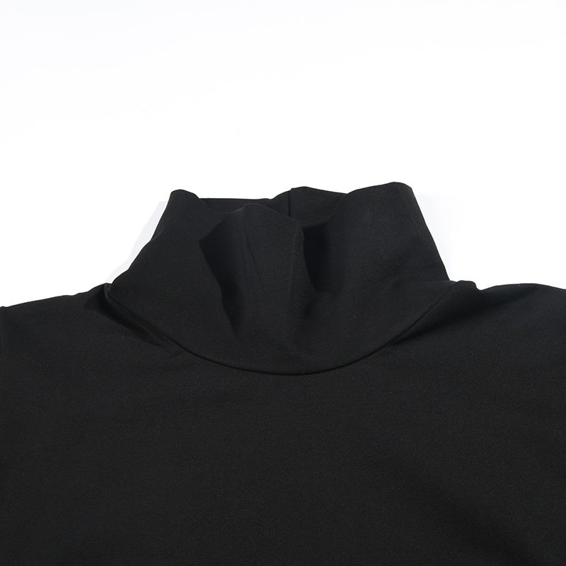 Marigold Shadows Hoodies & Sweatshirts Tsyua Drawstring Turtleneck Sweatshirt