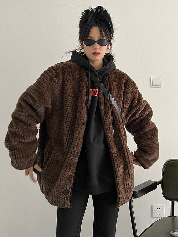 Marigold Shadows jackets Akihiko Oversized Cozy Jacket